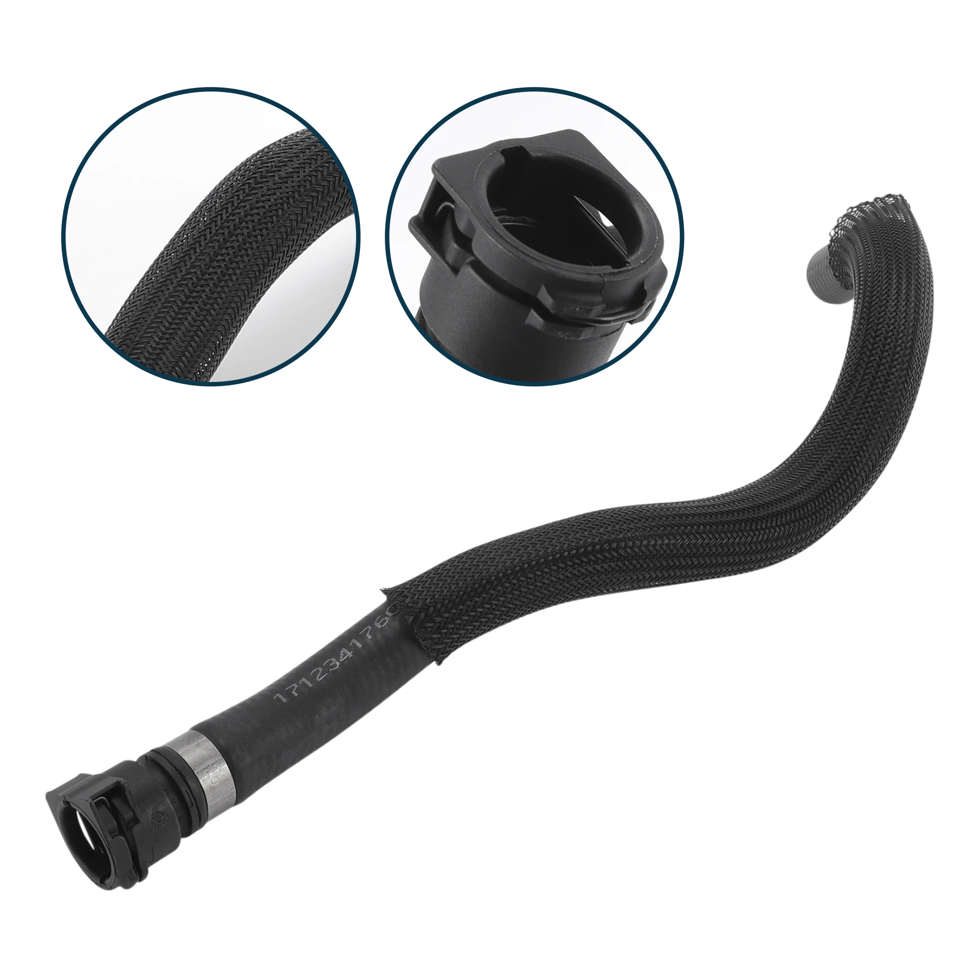 

UXCELL Шланг радиатора Шланг обогревателя No 17123417607 для BMW X3 2007-2010, резиновая трубка охлаждающей жидкости, черный, 1 шт.