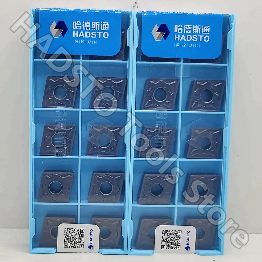 100pcs CNMG120408-BM HS7125 CNMG432 CNMG120408 HADSTO CNC carbide inserts Turning inserts For Steel, Stainless steel, Cast iron