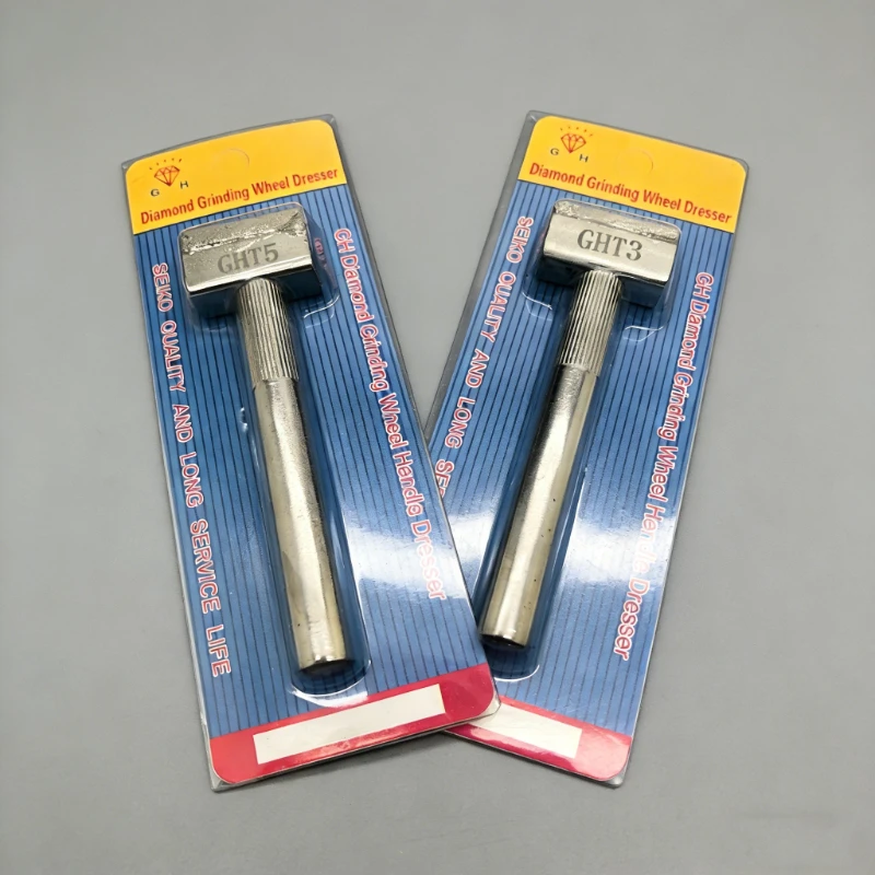 GHT3 GHT5 Sintered Diamond Grinding Wheel Dresser, Bench Grinder Dressing Tool for Abrasive Stone & Blade Sharpening