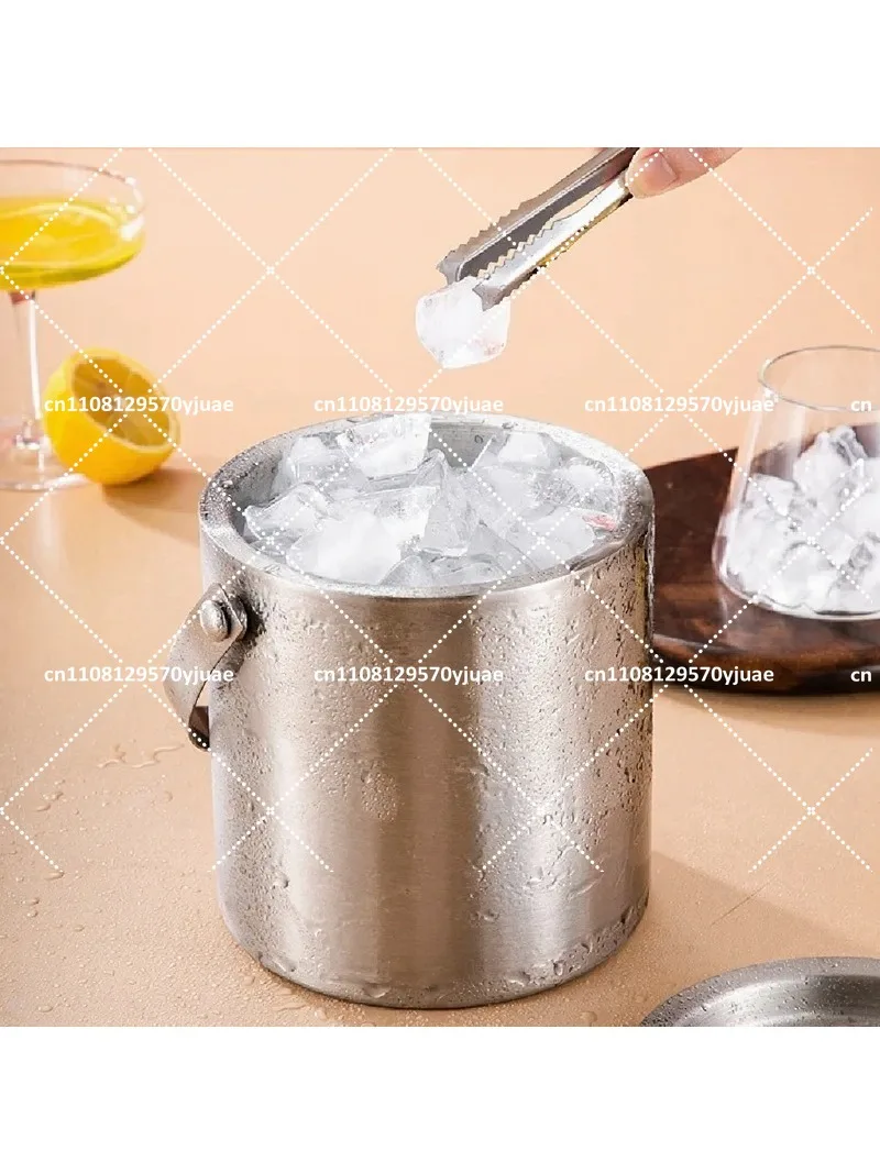 304 Stainless Steel Ice Bucket for Beer, Wine  - Home Bar Party Cooler