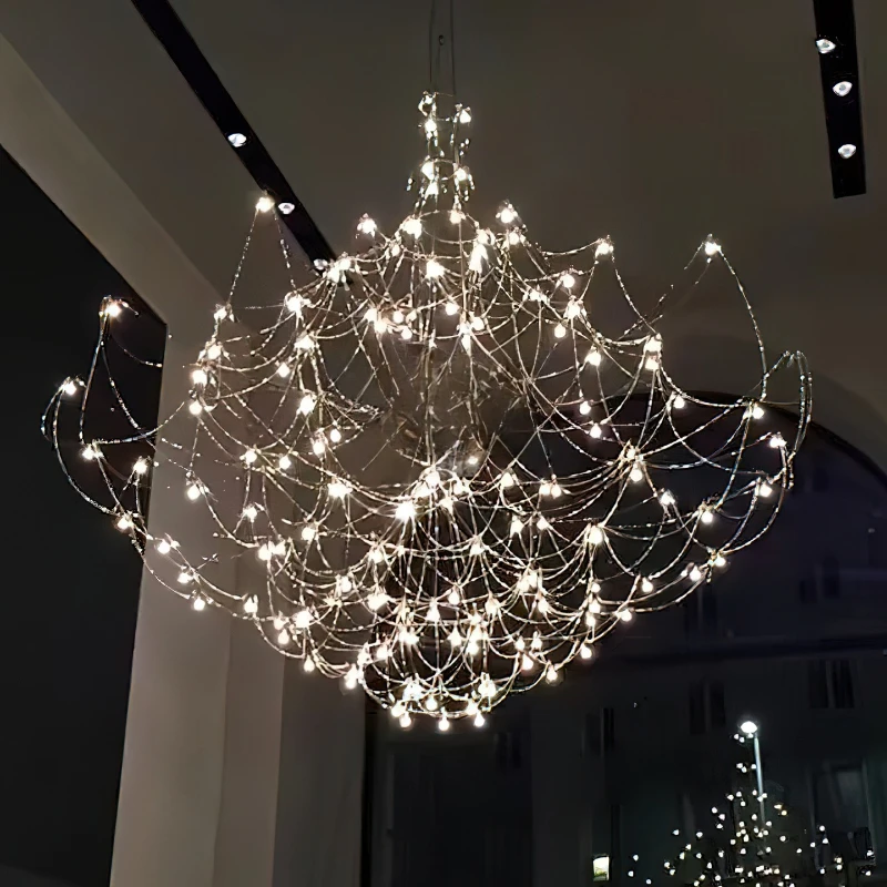 Firefly chandelier hotel villa lobby post-modern atmosphere living room dining room light luxury designer gypsy lamps