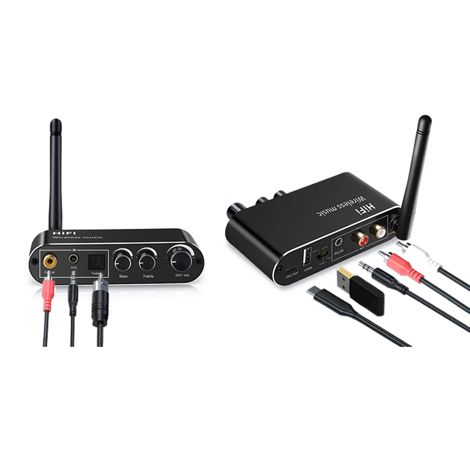 Audio Adapter Digital Analog AUX Interface Navigation for Speakers