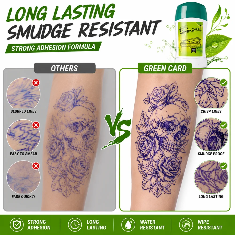 Tattoo Transfer Cream Stencil Paste Gel Professional Long Lasting Stencil Cream for Transfer Paper Stencil Stuff Tattoo Supply