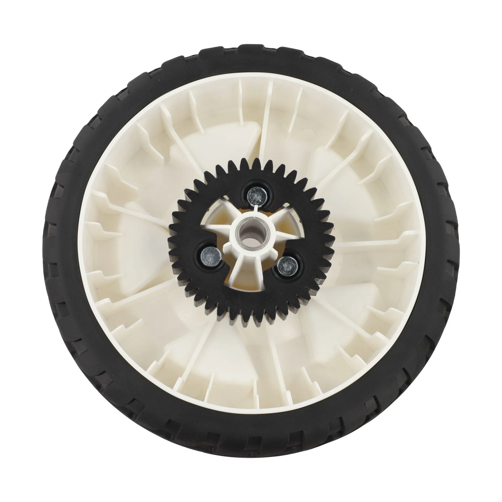 8 Inch Wheel Mower Rear Wheel 38 Teeth Gear Design Easy Installation Efficient Lawn Mowing Enhanced Traction Tire
