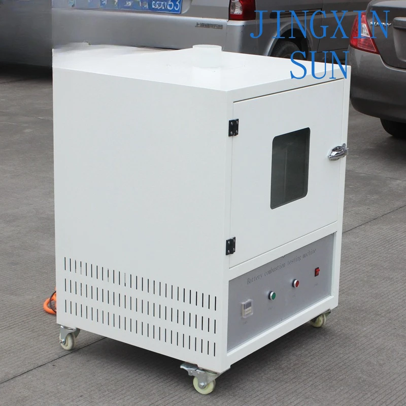Battery thermal shock combustion test box Lithium battery short circuit explosion-proof drop heavy object needle punching vibrat