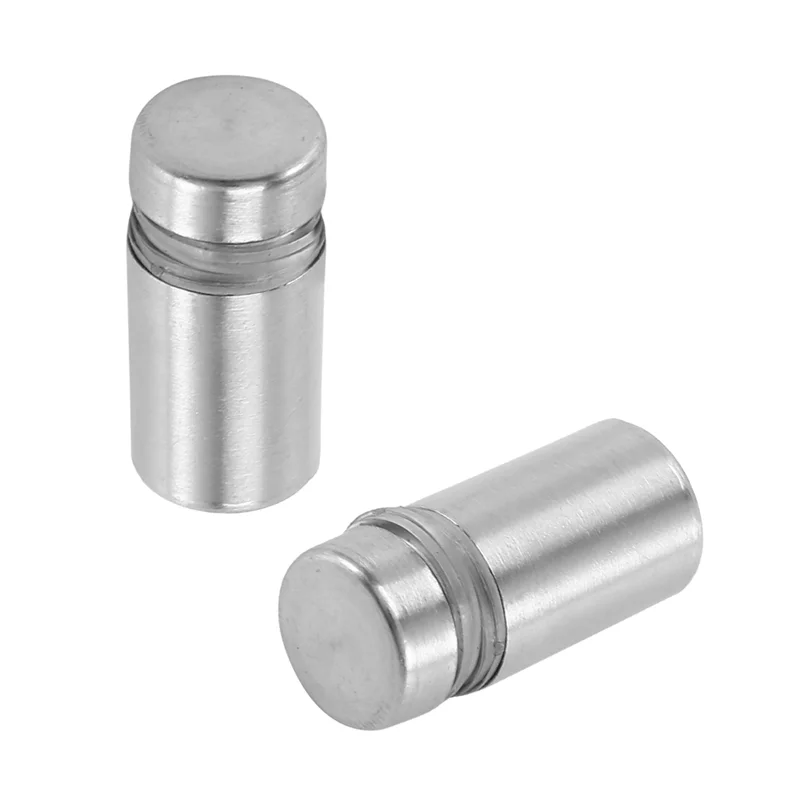 

ABGR-150 Pieces 12 X 22Mm Stainless Steel Spacer Glass Holder Sign Mounting