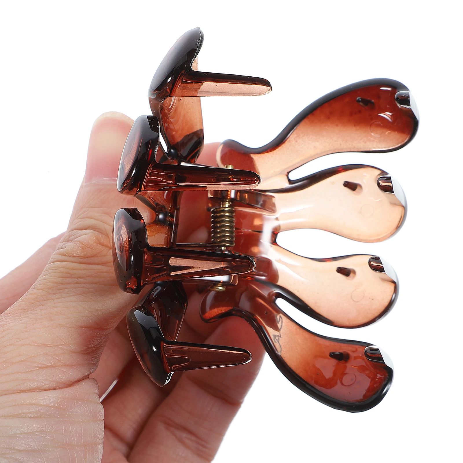 

2 pcs Hair Claw Clips Cute Small Hairpins for Women Girls Simple Design Wedding Party Use Durable Safe Material Embellish