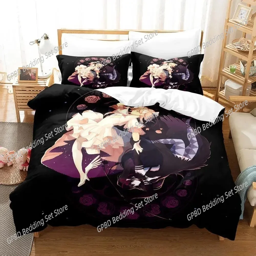New Puella Magi Madoka Magica Bedding Set Single Twin Double Queen King Cal King Size Bed Linen Set