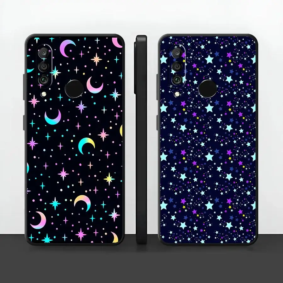Чехол для телефона Funda для Huawei P30 P20 Pro P20 Lite 2018 P Smart 2019 P20 P40 Lite Star Moon Чехол для телефона Funda для Huawei P30 P20 Pro P20 Lite 2018 P Smart 2019 P20 P40 Lite Star Moon