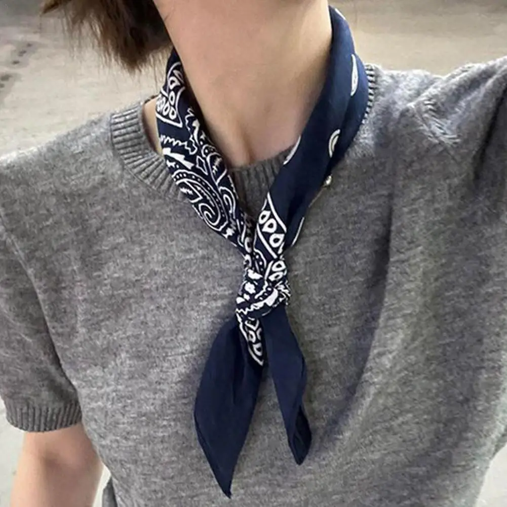 

70*70cm Luxury Square Scarf Silk Scarves Women Neck Hair Tie Band Hijab Kerchief Head Headband Smooth Bandana Female Foulard