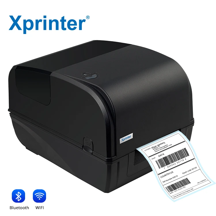Xprinter XP-TT426B/XP-TT437B Thermal Ribbon Printer Desktop Thermal Barcode 4 Inch Label Printer for Bulk Printing