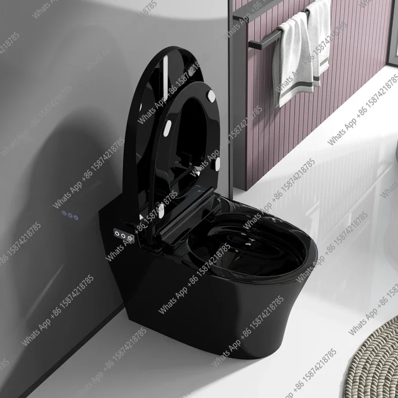 Xx Xingyao Black Smart Toilet Remote Control Deodorization Integrated Instant Automatic Household Toilet