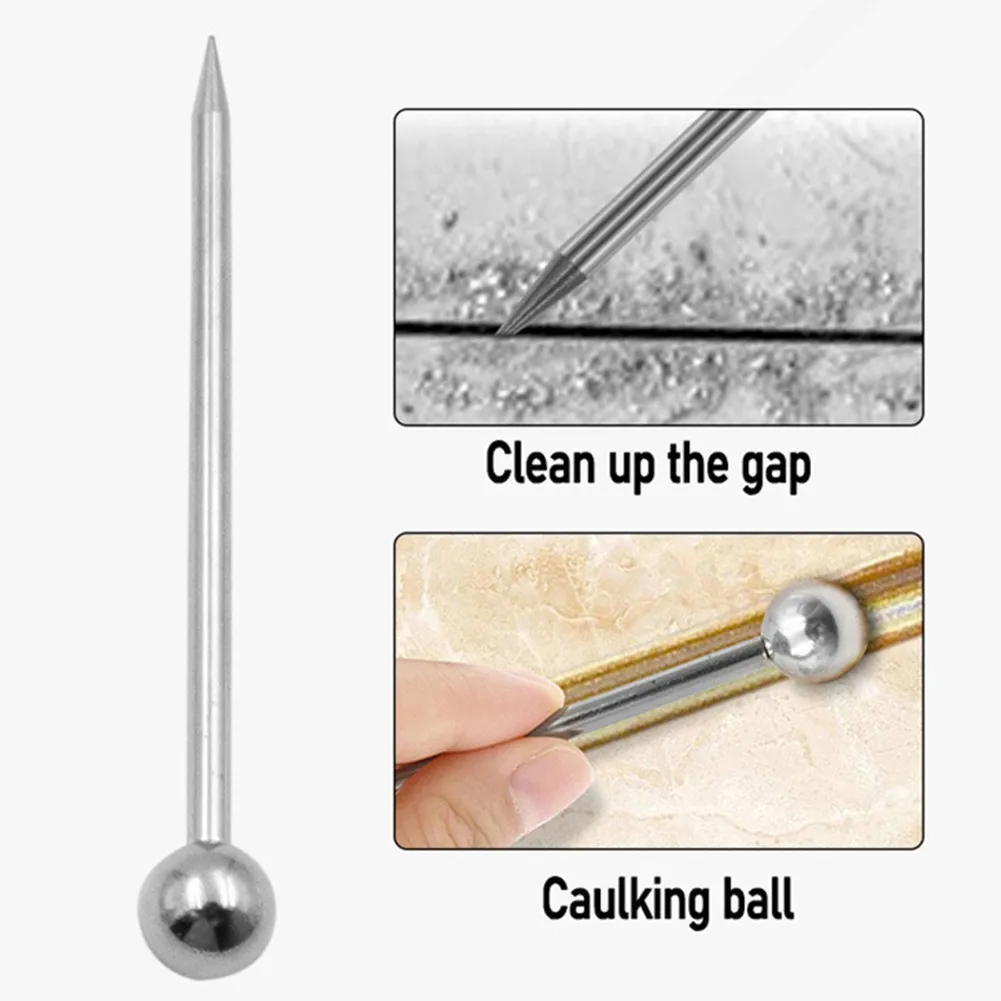 Fill The Tile Joint Tile Sewing Tool 5 Pcs Set Silver Stainless Steel Suitable For Tile Grout Tile Grout Repair