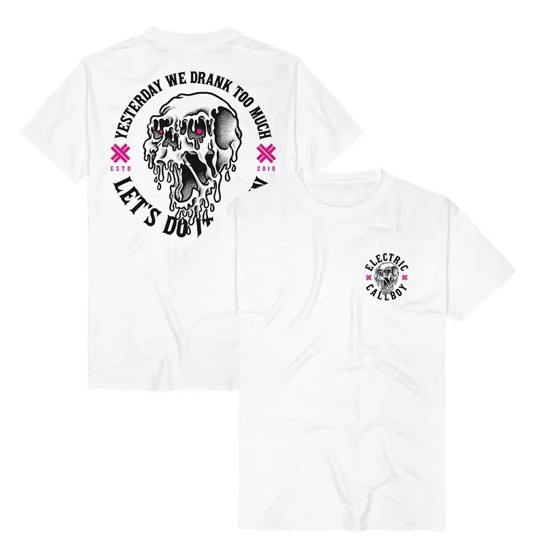 T-shirt de loisirs Callboy électrique nucléaire électronique allemand tendance 2026, marque de luxe pour hommes et femmes, Top 2026 N