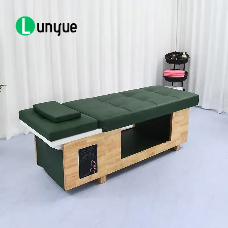 Modern Shampoo Bed Adjustable Headrest Waterproof Leather Acrylic Basin For Hair Spa Treatment Center