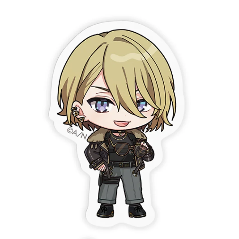 NIJISANJI VTuber Aster Arcadia Q-style cartoon character Acrylic Stand Model Plate Keychain desk decorations Fans Gifts