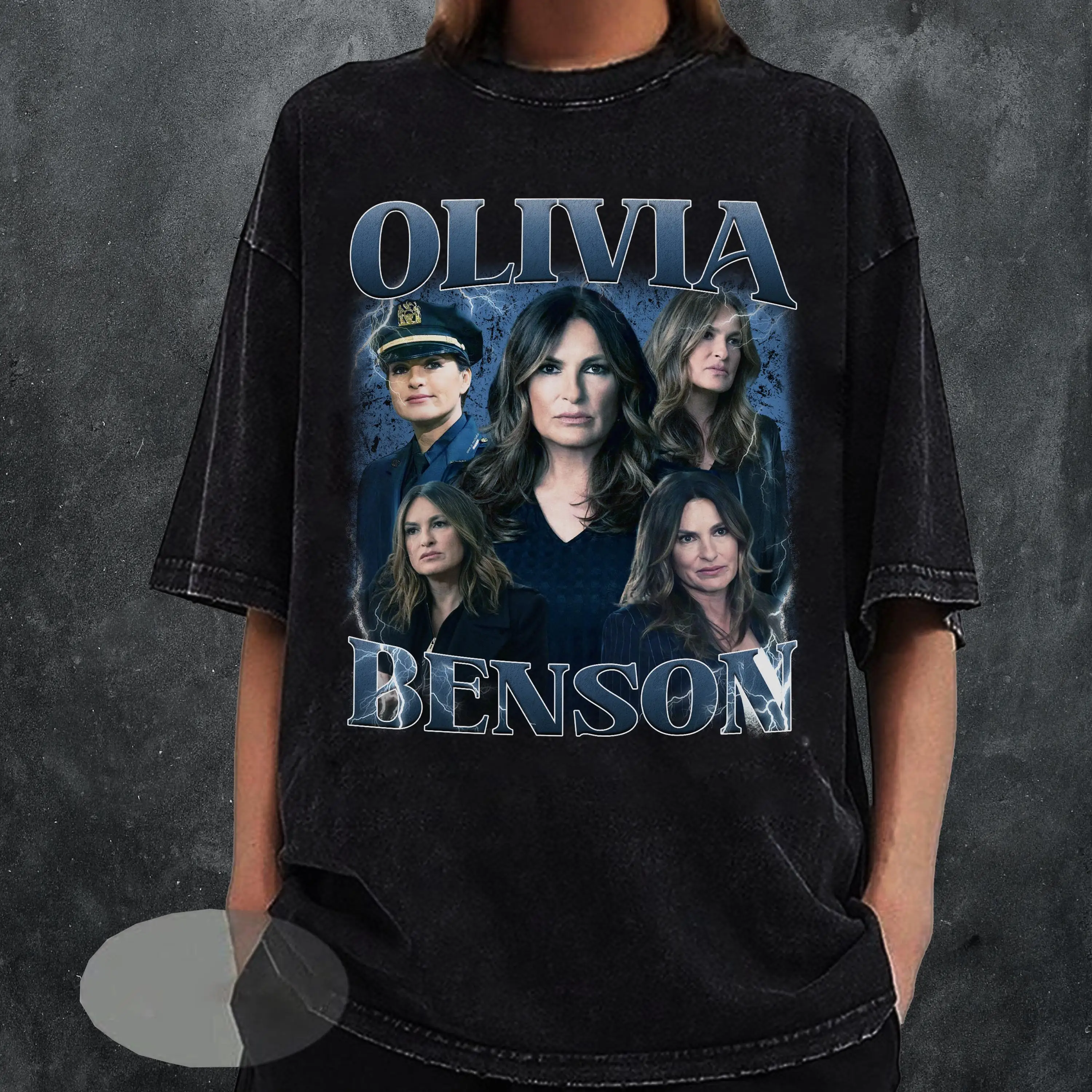 Olivia Benson T-shirt vintage des années 90, t-shirts unisexes Law and Order pour femmes