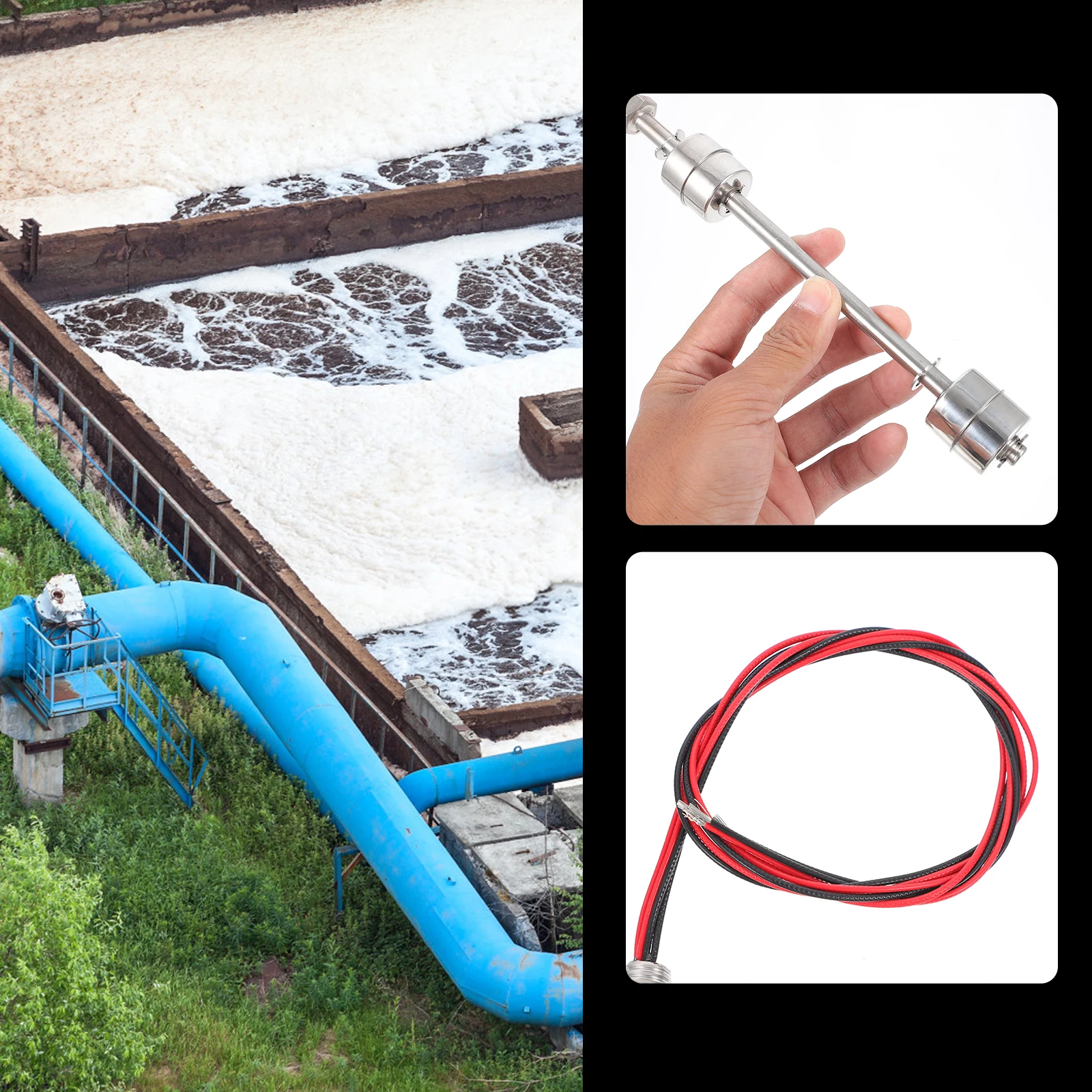 

Water Level Switch Tank Float for Indicator Floating Stainless Steel Sensors Ball