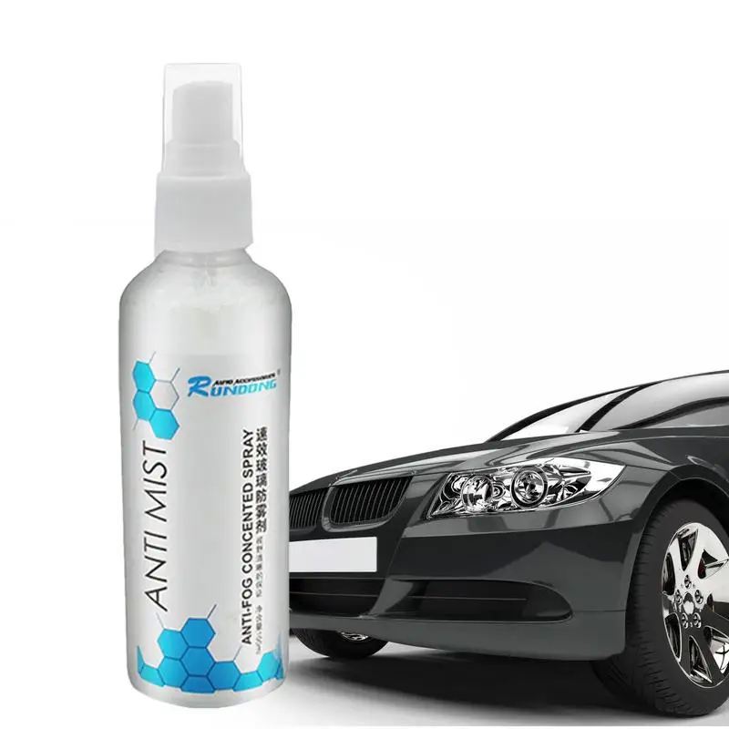 Anti-Fog Spray For Car Windshield Long-Lasting 100ml Car Glass Waterproof Coating Agent Long-Lasting Waterproof Anti Fog