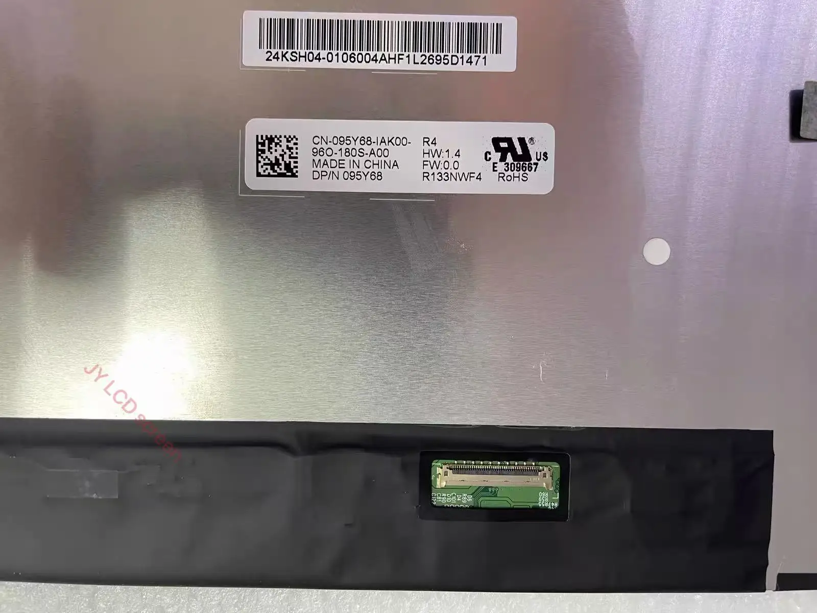 DP/N 095Y68 R133NWF4 R4 13.3 inch IPS Laptop LCD Touch Screen Display Replaement Panel FHD 1920x1080 EDP 40pins 60Hz