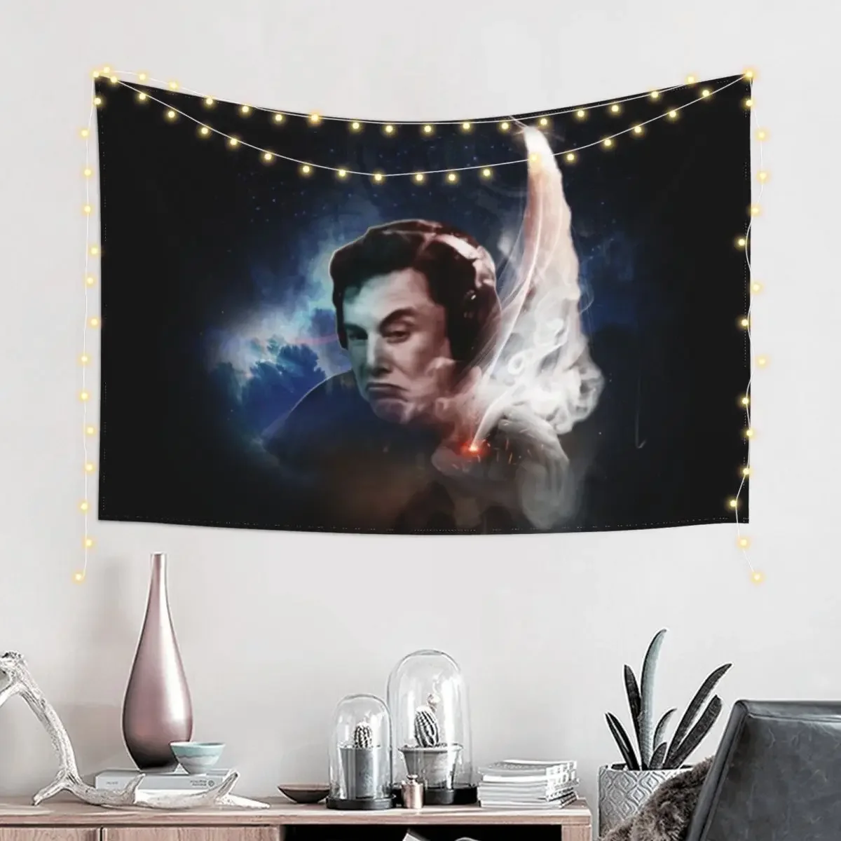 Elon Musk - Blast Off Tapestry Wall Decoration Decor For Room For Bedroom Tapestry