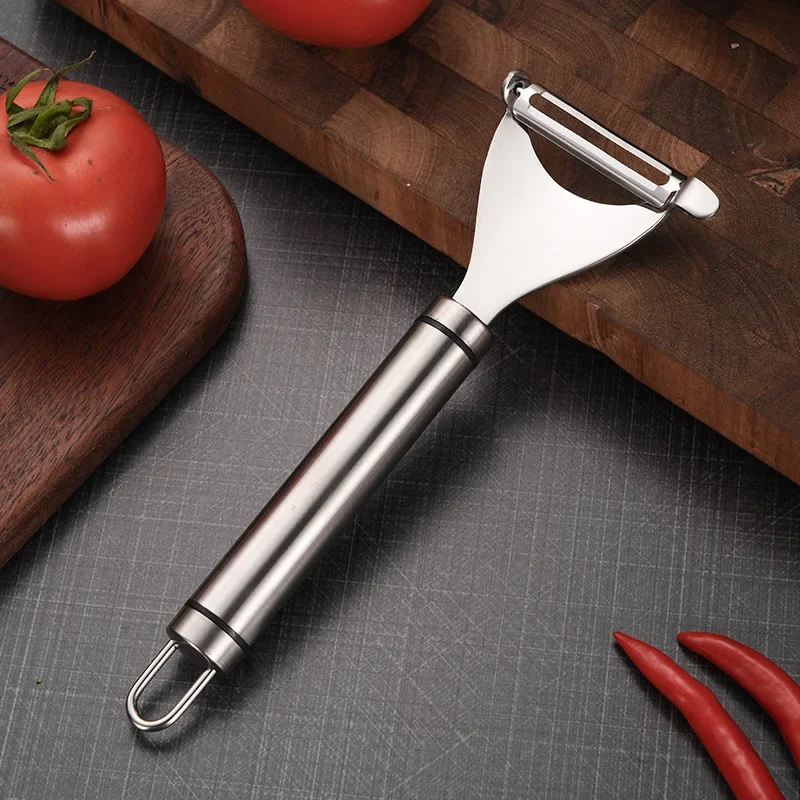 304 Stainless Steel Multifunctional Peeler for Household Kitchen Peeling Apples, Potatoes, Vegetables, Melons, Peeling Knife