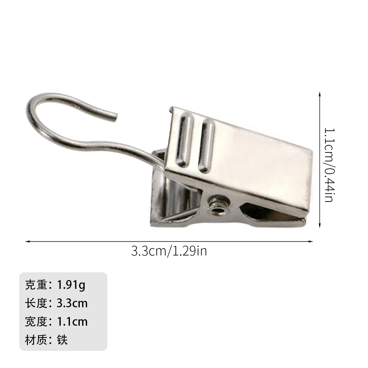 Neue chinesische Art Home Decoration Vorhang Clip Haken Vorhang Zubehör/Dusch vorhang Clip Metall Krokodil Clip