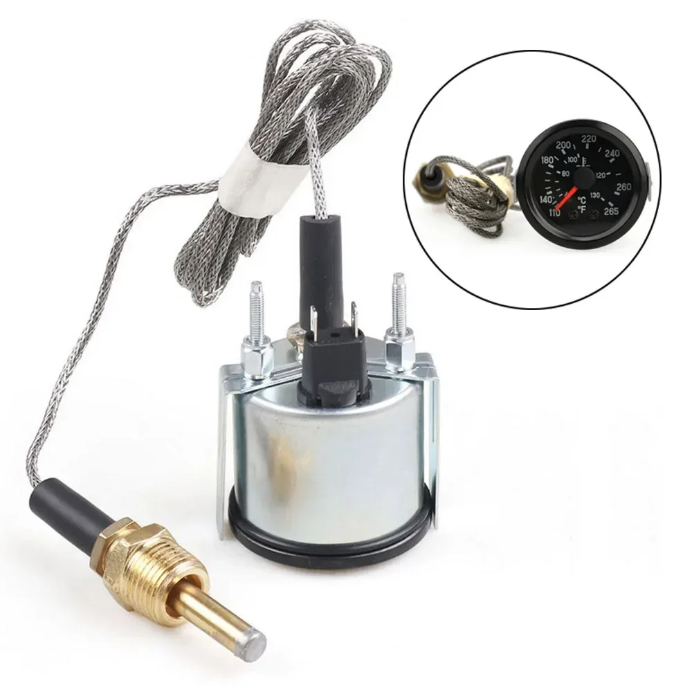 

Указатель механического датчика температуры воды автомобиля 2 "52 мм 40 ~ 130 градусов Цельсия/130 ~ 265 прибор для измерения температуры по Фаренгейту