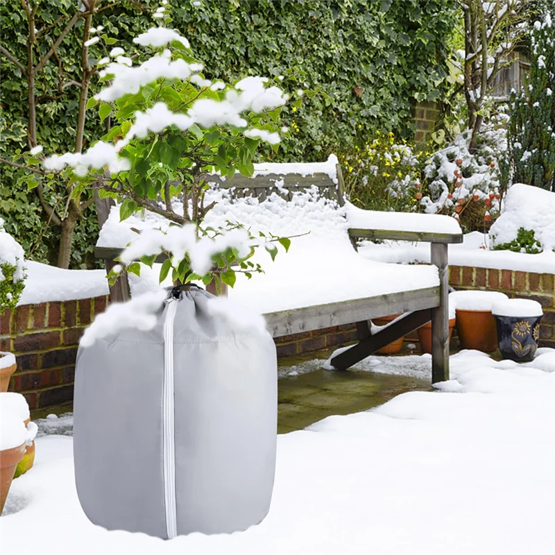 ABKW-Plant Cover Winter Warm Cover Tree Trunk Frost Protection Cover Anti-Freezing Plant Bag Yard Garden Tree Against Cold