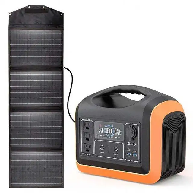Wholesale Low Price 1800w Solar Generator Power Station Portable Mini Solar Power Station With Solar Panel