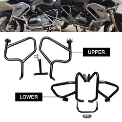 R1200GS Upper&Lower Bumper Crash Bar Engine Guard Protector Fit For BMW R1200 GS R 1200GS R 1200 GS 2014-2017 2016 Motorcycle