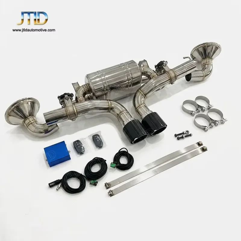 Vehicle Specific Mid Pipe Rear Section Exhaust System for Porsche Gt3 992.2 Facelift 2025+ 4.0L Engine,Optimized Exhaust Flow