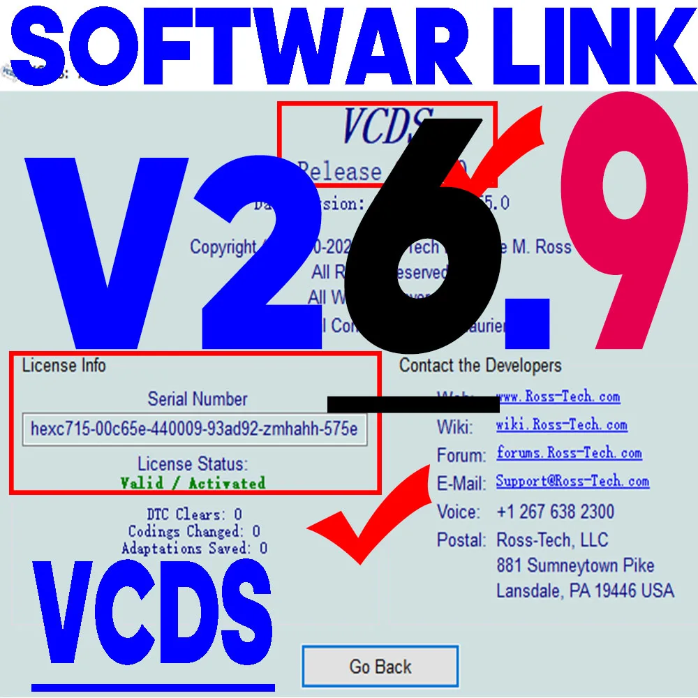 UPDATE SOFTWARE VAG COM VCDS OBD2 Scanner HEX V2 USB Interface FOR VW AUDI Skoda Seat Unlimited VINs Atmega162 Multilingual TOOL