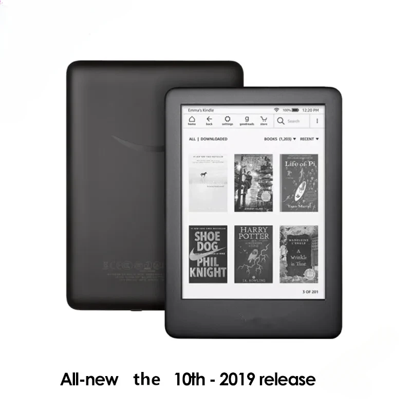 

All-new Black 2019 version with a Built-in Front Light, Wi-Fi 8GB eBook e-ink screen 6-inch e-Book Readers for kindle