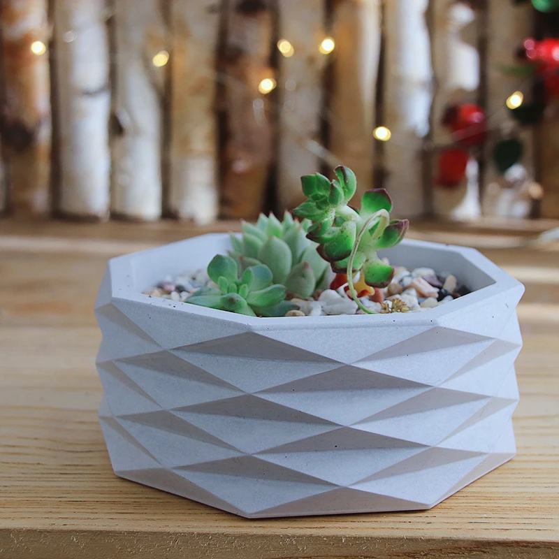 Paper Folding Storage Box Concrete Silicone Molds Candle Cup Jar Gypsum Plaster Mould Flowerpot Table Organizer Epoxy Resin Mold