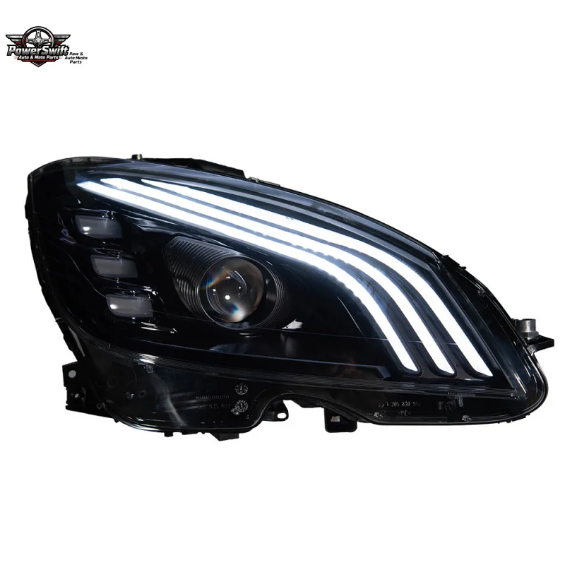 

Suitable for 07-10 Mercedes-Benz C-Class W204 Modified Headlight Assembly C300 C260 C200 Upgrade LED Lens
