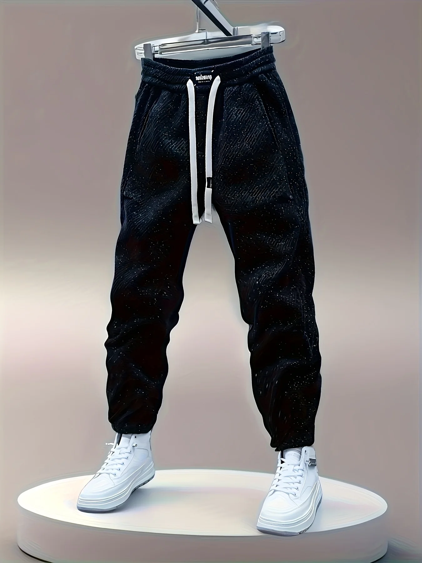 Nouveaux pantalons à la mode pour hommes, pantalons polyvalents décontractés, pantalons à la cheville à ceinture élastique, pantalons chauds d'automne et d'hiver, sports tendance