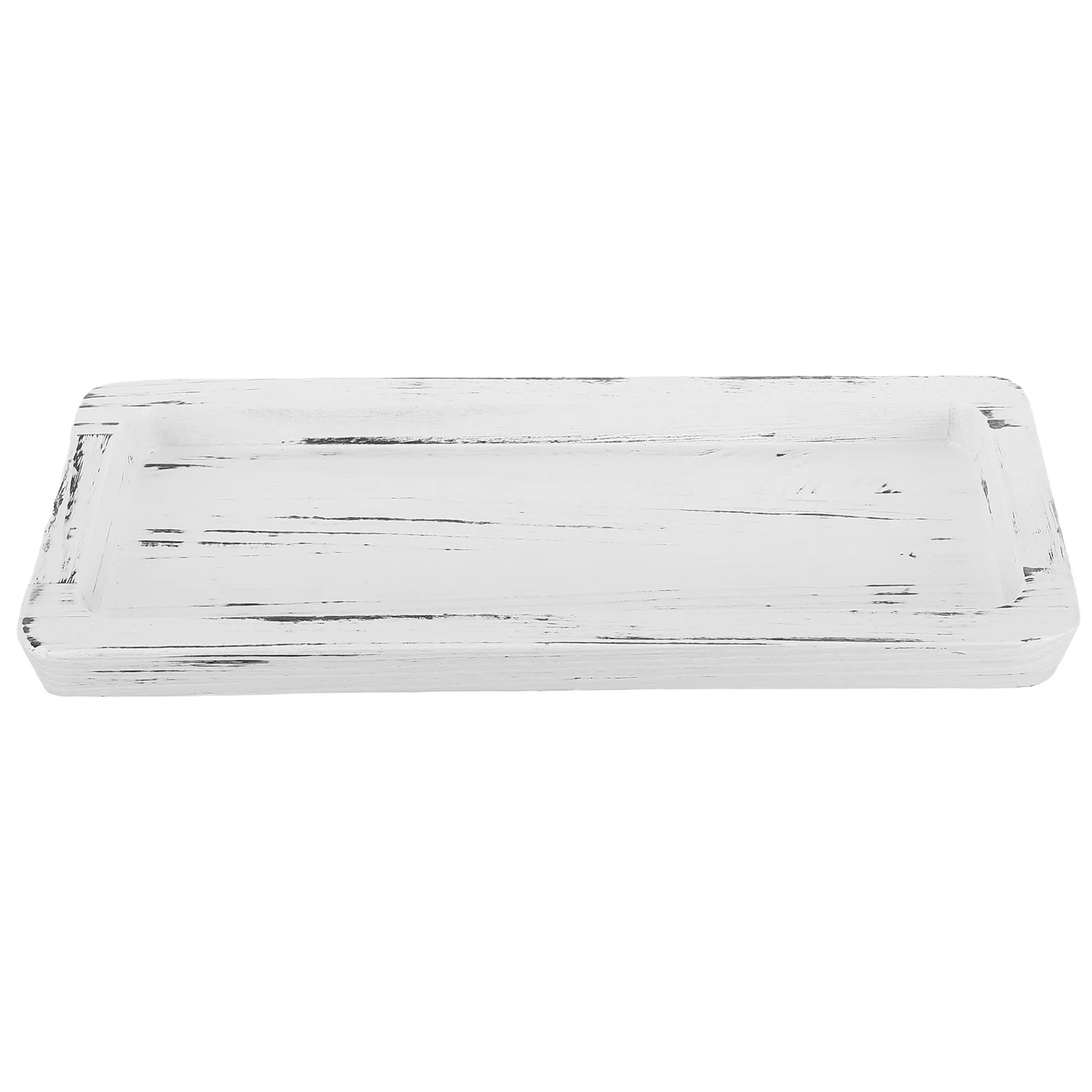 Rustic Decorative Wood Tray Long Narrow Serving Tray For Coffee Table Centerpiece Farmhouse Living Room Dining Room