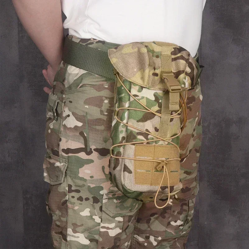 Multi-Function Tactical Waist Bag Fan Waist Sundry Recycling Pouch Molle Hunting Paintball Gear Accessories