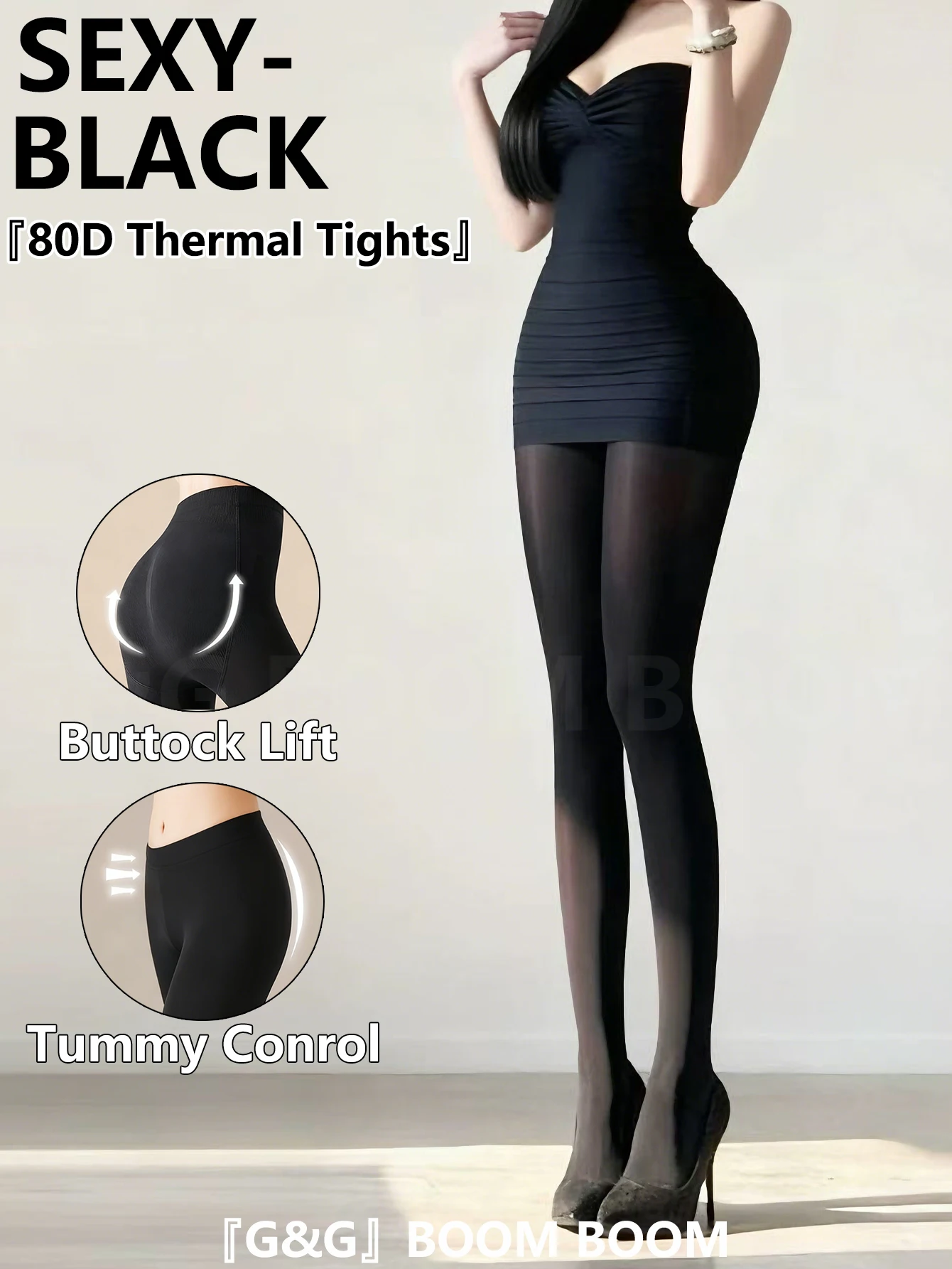 1 PC Stoking Wanita Seksi Model Terbaru, Transparan Hitam, Celana Dalam Stoking Panjang Tipis