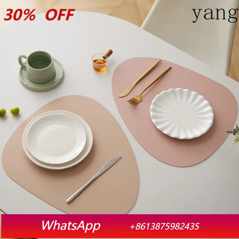 

LH thermal insulation, waterproof and oil-proof coaster light luxury high-end dining table water cup mat