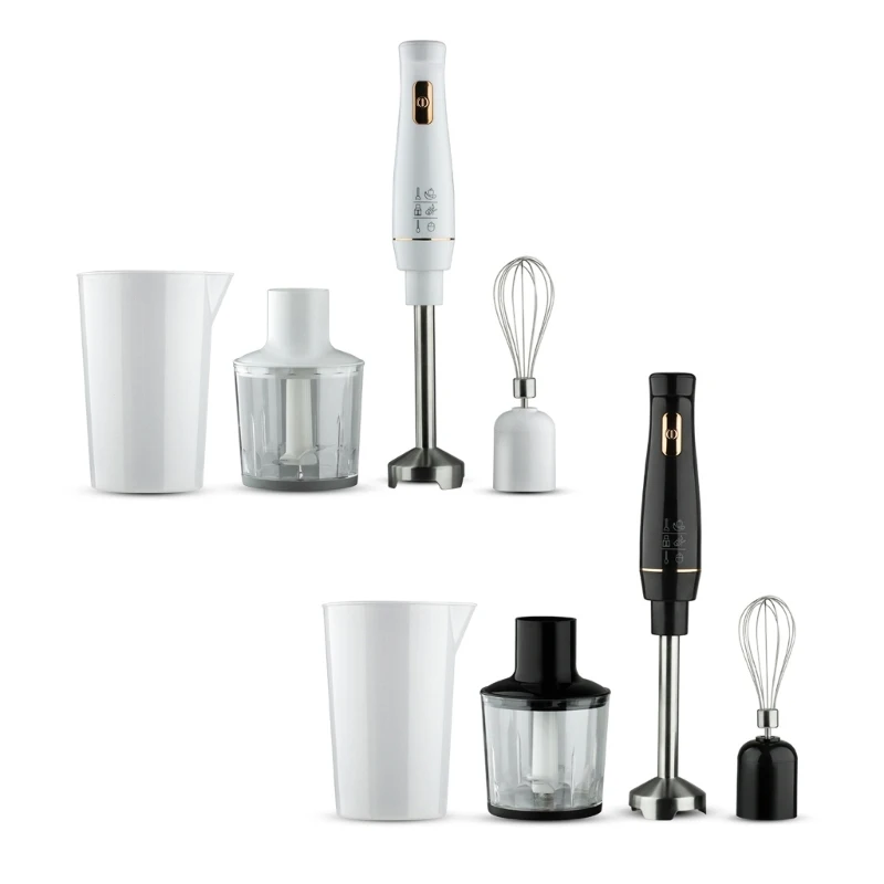 

Hand Mixer Immersion Blender Milk Frother Mixing Beaker Electric Hand Blender for Soup, Smoothie, Puree, Baby