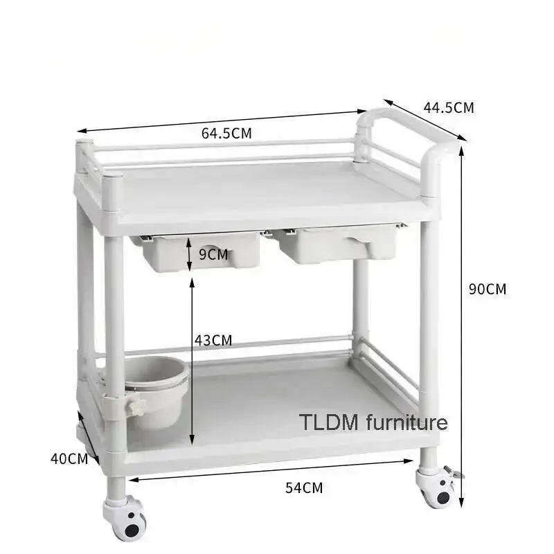Trolley Lash Salon Beautify Serving Manicure Barbershop Tattoo Salon Trolley Sofa Side Carrito Auxiliar Beauty Furniture HDTC