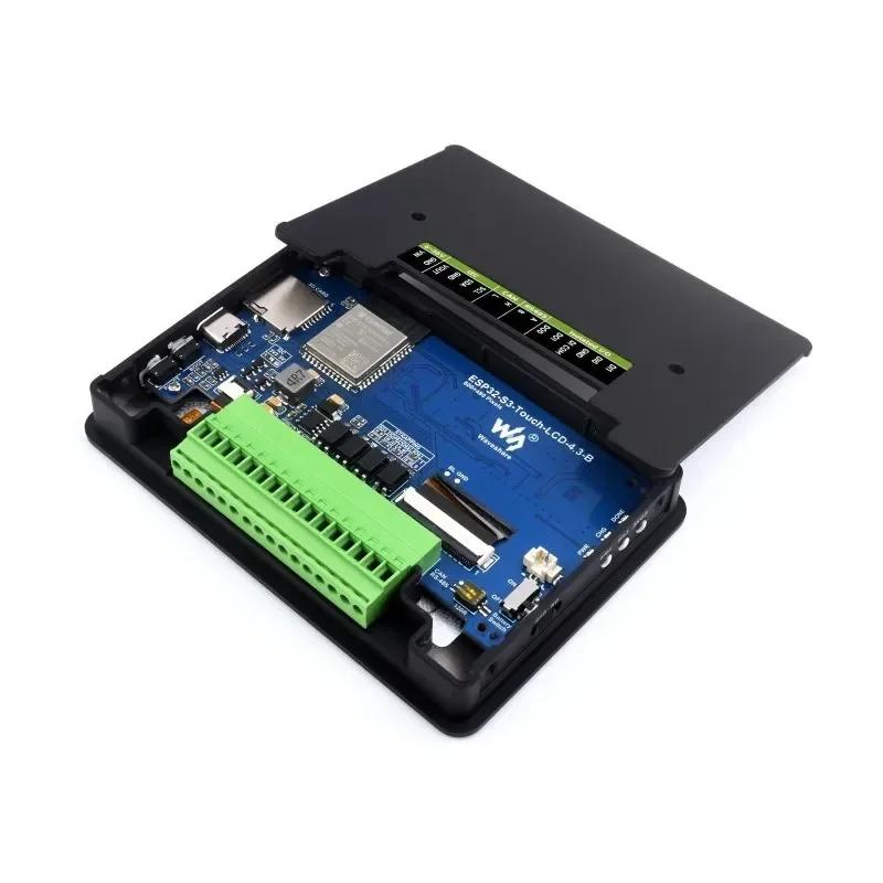 Tela de toque capacitiva do ESP32-S3 LCD, placa de desenvolvimento B, 800 × 480, toque de 5 pontos, 32 bits LX7, processador Dual-Core, 4.3in