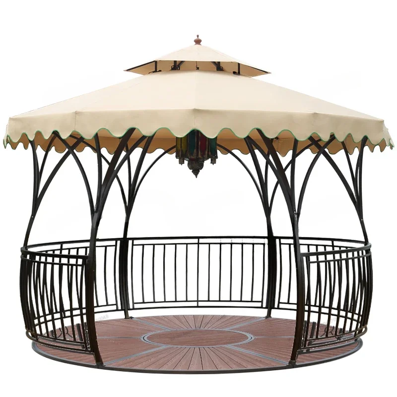 

Aluminum alloy outdoor pavilion, villa, pavilion, new Chinese modern landscape, outdoor sunlight room, canopy