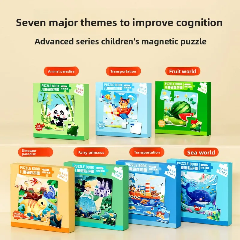 Magnetic Educational Puzzle for Kids | Safe Non-Toxic Toddler Toy | Cross-Border Magnetic Game | Logic & Cognitive Development