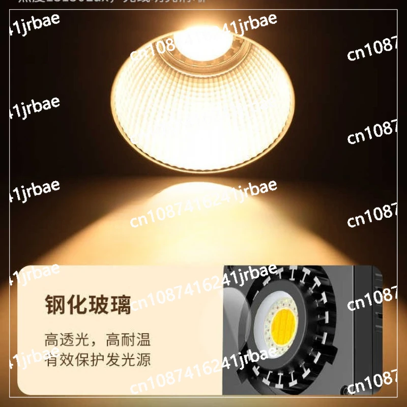 40W Pro Portable LED Video Light Bi-Color COB Photographic Studio Light 2500K-6500K 3400mAh for Video Livestreaming