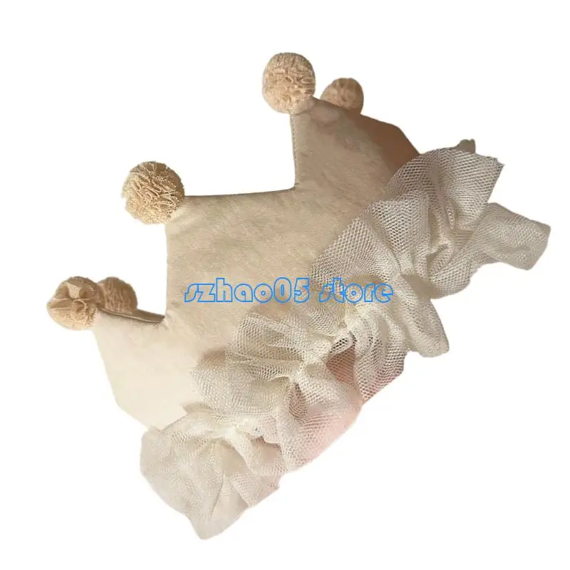 85LE Komfortable Kleinkind Geburtstag Krone Stirnband für Mädchen Feier Kopfschmuck Requisiten