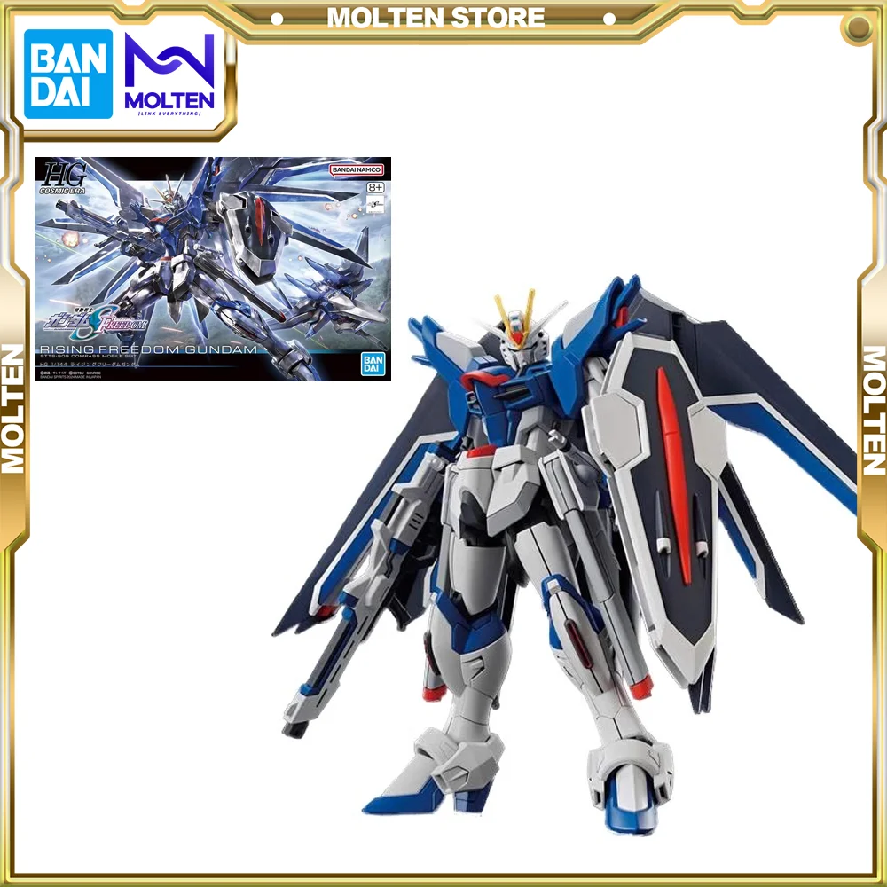 

BANDAI Original HGCE 1/144 GUNDAM SEED FREEDOM RISING FREEDOM GUNDAM Assembly/Assembling Anime Action Figure