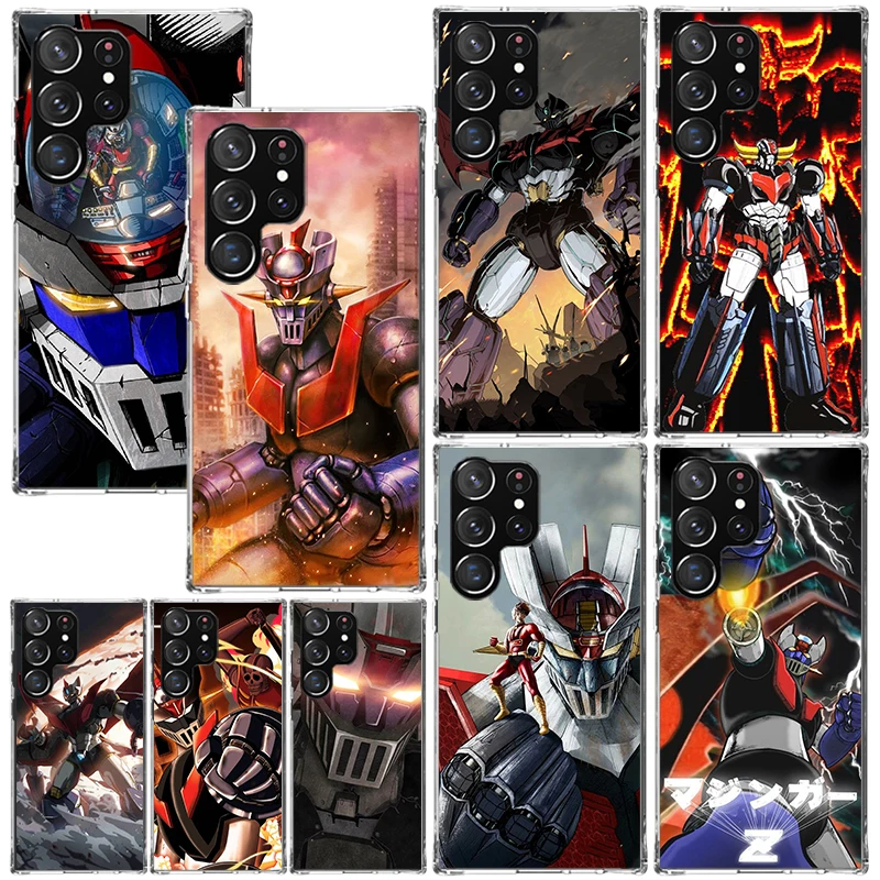 M-Mazinger Z Anime Phone Case For Samsung Galaxy S24 S23 S22 S21 Fe S20 Ultra S10 S9 + S8 Plus S10E Art Fundas Back Cover